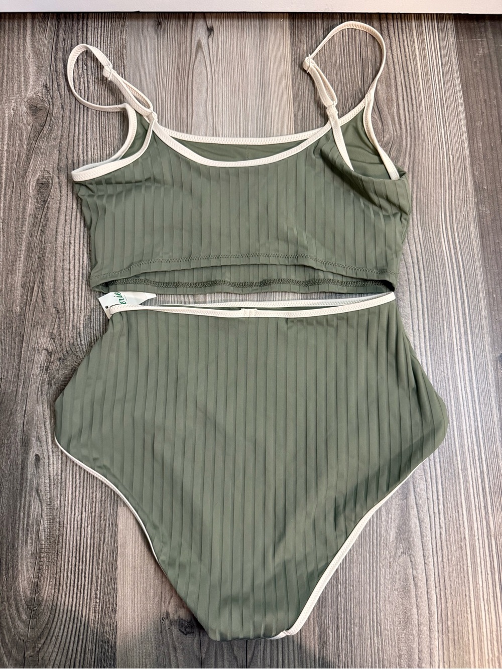 Aerie Matching Ribbed Swim Set - Picture 2 of 2